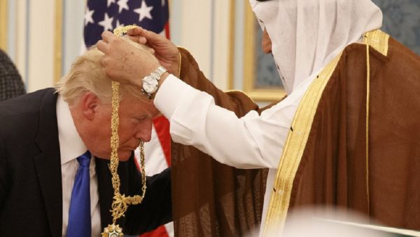 The U.S. expect Saudi Arabia to play the oil-rich puppet which is ready to offset the losses from Iranian oil.