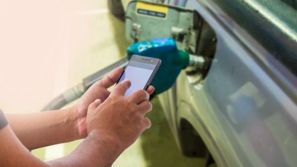The app also allows for remote payments by entering the site and pump number details. 