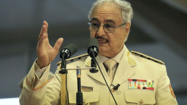 Libyan Strongman Khalifa Haftar (AFP)