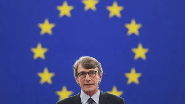 Italian MEP David-Maria Sassoli (S&D Group) delivers a speech after being elected new president of the European Parliament during the first plenary session of the newly elected European Assembly on July 3, 2019 in Strasbourg, eastern France.  FREDERICK FLORIN / AFP