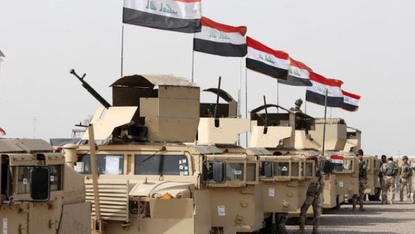 Rockets were allegedly fired near Camp Taji in Iraq, north of Baghdad (Twitter)