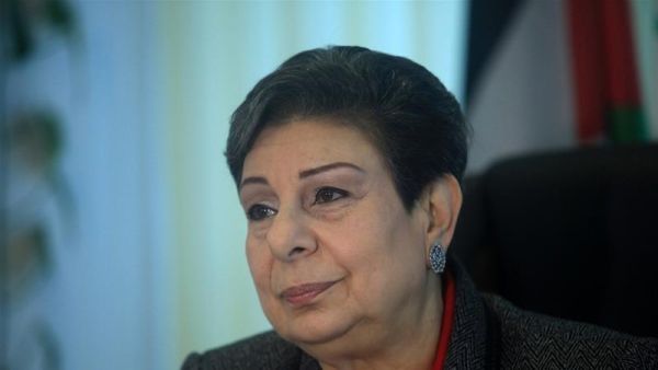 Senior Palestinian official Hanan Ashrawi (Twitter)