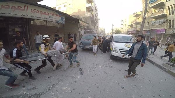 Regime attacked in Syria (Twitter)
