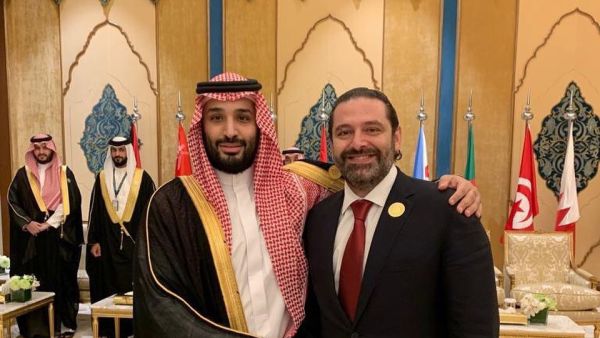 Prime Minister Saad Hariri met with Saudi Crown Prince Mohammed bin Salman (Twitter)