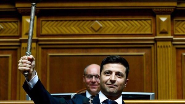 Ukraine’s new president, Volodymyr Zelensky (Twitter)