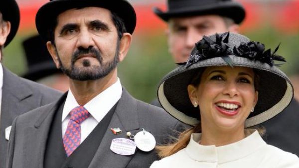 This is Sheikh Mohammed bin Rashid al-Maktoum and his youngest wife Princess Haya bint al-Hussein (Twitter)
