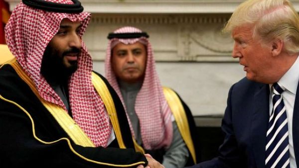 U.S. President Donald Trump and Crown Prince Mohammed bin Salman (Twitter)