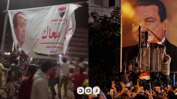  شهد ميدان التحرير وسط العاصمة المصرية القاهرة تظاهُر بضع مئات من المواطنين، ضد الرئيس عبدالفتاح السيسي