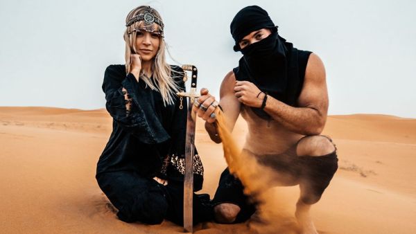آجي لال في صحراء السعودية
