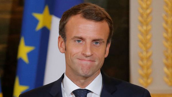  الرئيس الفرنسي إيمانويل ماكرون