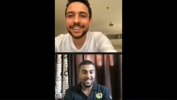 ولي العهد الأردني يهاتف عامل وطن