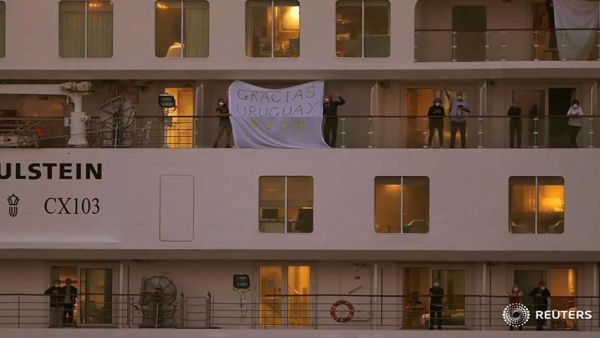 سفينة موبوءة بكورونا ترسو في ميناء مونتفيديو
