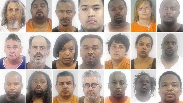 السلطات الأمريكية تضبط عصابة مخدرات وتعتقل 35 شخصا في 3 ولايات