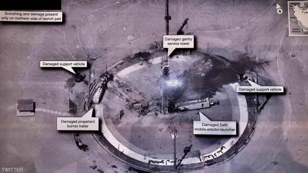 صورة نشرها ترامب تثبت فشل إيران بإطلاق الصاروخ الفضائي