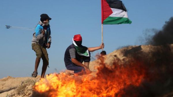 إصابة 4 فلسطينيين بمواجهات مع قوات الاحتلال الإسرائيلي