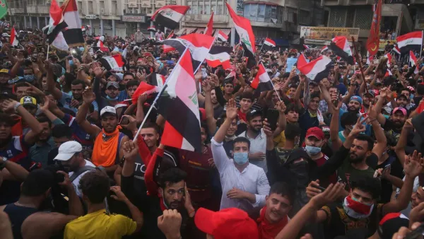 اضطرابات في مدينة البصرة العراقية احتجاجا على اغتيال ناشطين