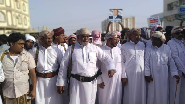 آلاف يطالبون برحيل القوات السعودية من محافظة المهرة اليمنية