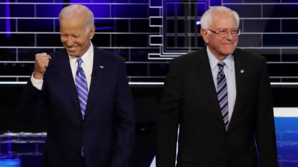  بايدن وساندرز