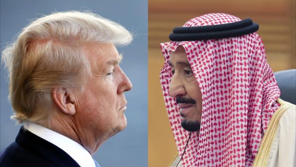 ترامب والملك سلمان ناقشا سوق النفط العالمية في اتصال هاتفي