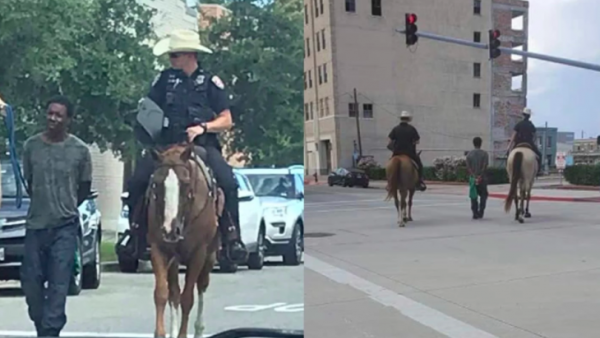 صورة لشرطة تكساس تثير غضبا في الولايات المتحدة