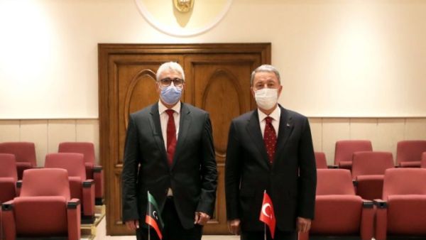 وزير الدفاع التركي يلتقي وزير الداخلية الليبي في أنقرة
