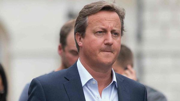 رئيس الوزراء البريطاني الأسبق ديفيد كاميرون 