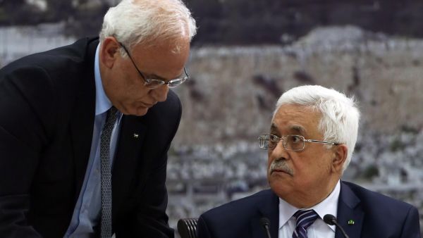 عريقات يحذر من العنف حال ضمت إسرائيل أراضي فلسطينية