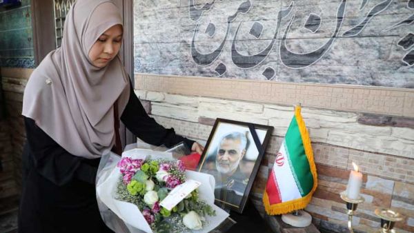 قاسم سليماني قائد فيلق القدس التابع للحرس الثوري الإيراني