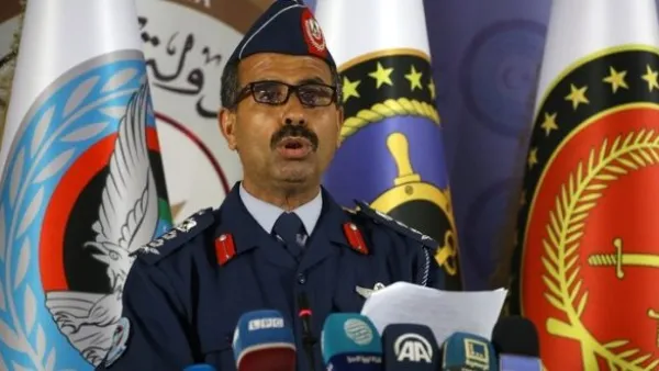 المتحدث باسم الجيش الليبي، عقيد طيار محمد قنونو