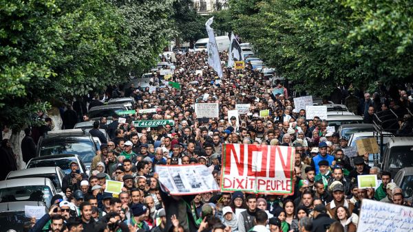 A demonstration in Algiers, March 2019 /AFP