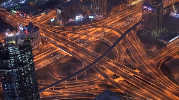 Dubai as pictured from the Burj Khalifa /AFP