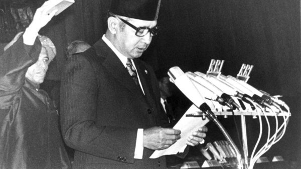 The Indonesian leader Suharto, 1968. (AFP/Getty Images)