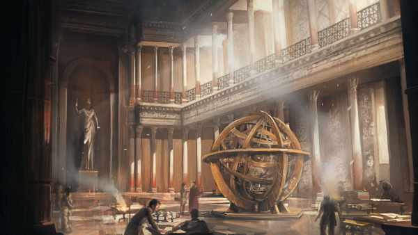 Raphaëlle Deslandes, Library of Alexandria (Art Station)