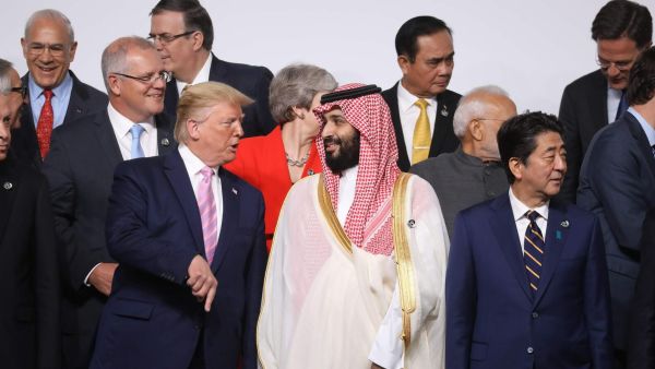 President Trump and embattled Saudi Crown Prince, Mohammed Bin Salman /AFP