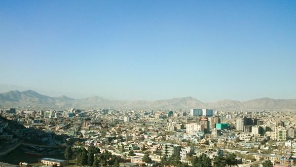 Kabul city buildings, Afghanistan capital /AFP