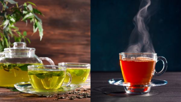 يتغير لون الشاي الأسود نتيجة عملية التخمير