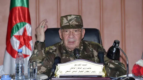 رئيس أركان الجيش الجزائري، الفريق أحمد قايد صالح