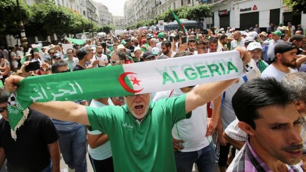 جانب من الاحتجاجات في الجزائر