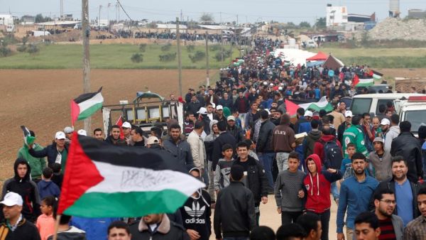 تنظيم المسيرات الحدودية بشكل شهري خلال عام 2020 بدءا من 30 مارس/ آذار القادم