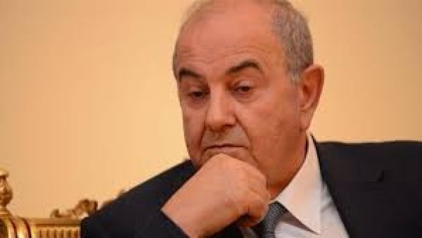 رئيس الوزراء العراقي الأسبق، إياد علاوي