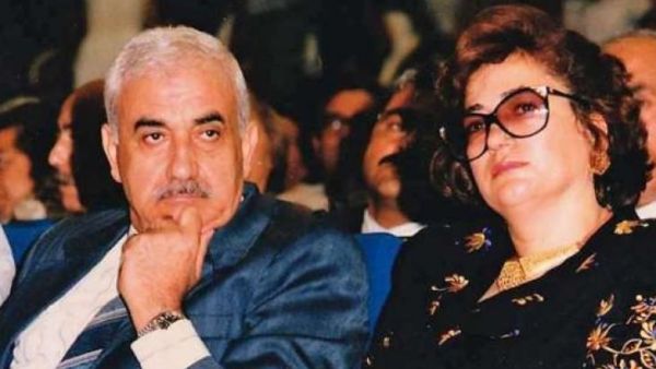 هيلدا برفقة زوجها المناضل والقائد الفلسطيني الراحل جورج حبش