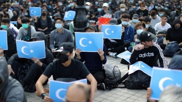 مسيرة في هونغ كونغ داعمة للإيغور