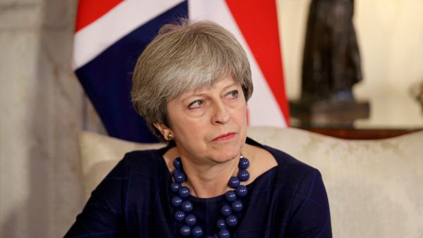  رئيسة الوزراء البريطانية تيريزا ماي
