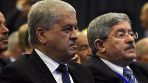 رئيسي الوزراء السابقين أحمد أويحيى، وعبد المالك سلال