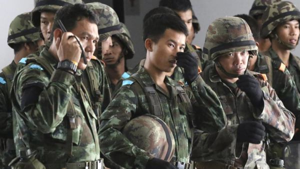 عناصر من الجيش التايلندي