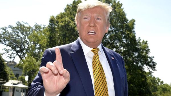 الرئيس الامريكي دونالد ترامب 