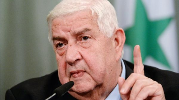 وزير الخارجية والمغتربين السوري وليد المعلم