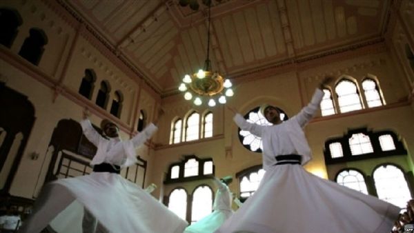 Sufi whirling is a form of physically active meditation which originated among Sufis, and which is still practiced. (AFP/FilePhoto)