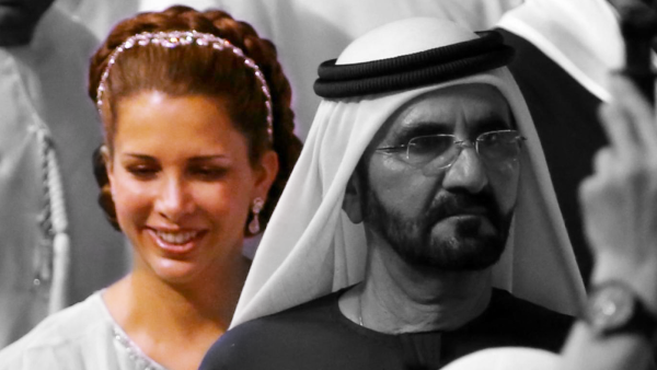 Princess Haya bint Hussein with her husband, Dubai's ruler, Sheikh Mohammed bin Rashid.