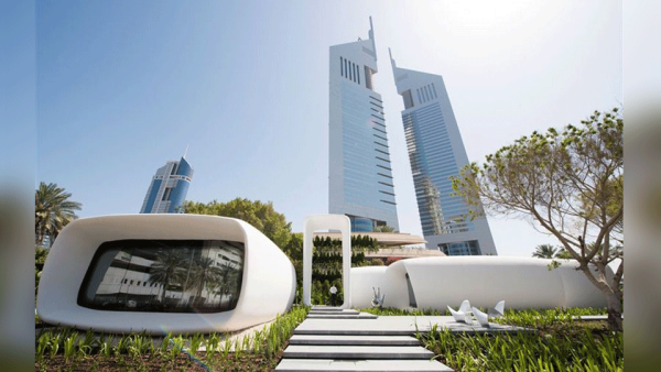 3D printed office in Dubai.